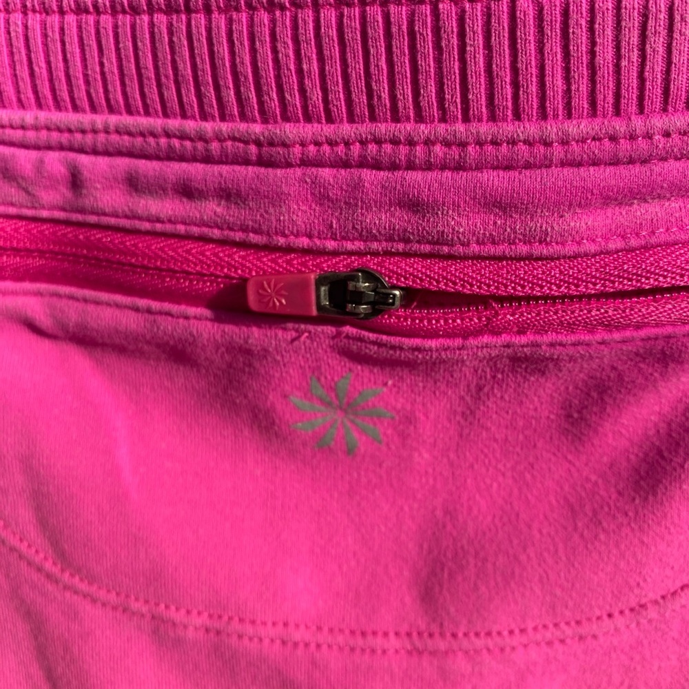 ATHLETA Pink Skort Built in shorts Athletic skirt tennis golf size large - Picture 5 of 13